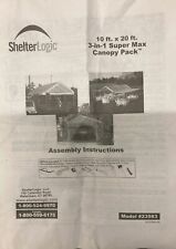 Shelterlogic 10ft 20ft for sale  SUNBURY-ON-THAMES
