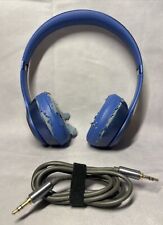 Auriculares con cable Beats By Dr. Dre Solo2 azules BO518 enredados con cable de audio segunda mano  Embacar hacia Mexico