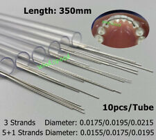 Alambre retenedor trenzado trenzado torcido de acero inoxidable para ortodoncia dental de 3/6 hebras cables segunda mano  Embacar hacia Mexico