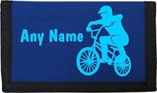 BMX design personalizzato Blu Ragazzi Bambini Ripper Portafoglio Con Portamonete regalo usato  Spedire a Italy