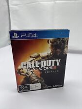 Jogo Call Of Duty Black Ops 3 III Hardened Edition Steelbook PS4 PlayStation 4 comprar usado  Enviando para Brazil