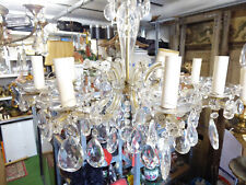 Antik Maria Theresia Kristall Glas Kronleuchter Lüster Bleikristall 8 flammig tweedehands  verschepen naar Netherlands