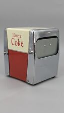 Dispensador de servilletas estilo comedor Coca Cola 1994 vintage 5,5" acero inoxidable segunda mano  Embacar hacia Argentina