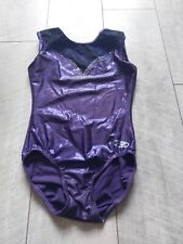 Girls purple leotard for sale  CHEPSTOW