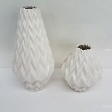 vases 2 white for sale  Seattle