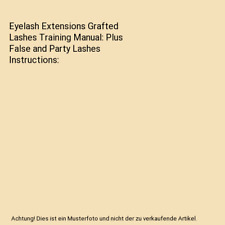 Eyelash extensions grafted gebraucht kaufen  Trebbin