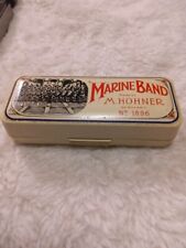 "Banda marina"" vintage M. Hohner número armónica Llave G A440 1896 y caja - Alemania segunda mano  Embacar hacia Argentina