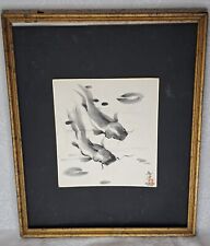 koi fish painting signed for sale  Tallahassee