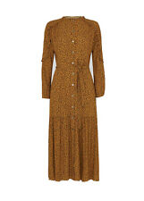 Whistles Renee Autumn Floral Dress UK 18 NEW Yellow Midi Midaxi Belted RRP 169 for sale  Shipping to South Africa