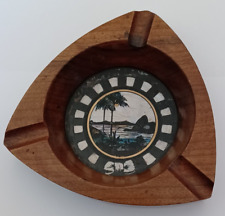 Wooden ashtray picture for sale  SWANAGE