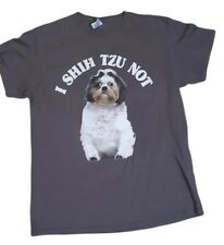 Camiseta unissex engraçada R1 I Shih-Tzu Not Shitzu cachorro de estimação cachorro amante de animais comprar usado  Enviando para Brazil