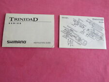 Used, Shimano TRINIDAD SERIES Inst. Guide, Maintainance, Repair, Parts List, Specs. for sale  Shipping to South Africa
