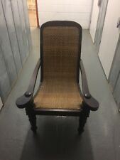 Cadeira de plantação colonial britânica com descanso de perna raro madeira de teca comprar usado  Enviando para Brazil
