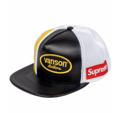 Supreme x Vanson Leathers 5-panel cap 100% Original FAST SHIPPING! PRICE CUT! for sale  Shipping to South Africa