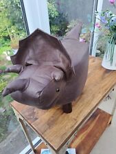 Faux leather triceratops for sale  BURNLEY