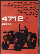 Broszura ciągnika ZETOR "4712", używany na sprzedaż  Wysyłka do Poland