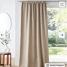 100 beige cotton curtains for sale  STOKE-ON-TRENT