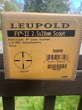 Leupold 2.5x28 scout for sale  Castle Rock