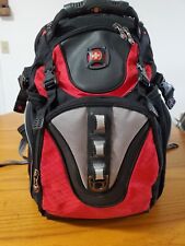 Mochila Wenger Swiss Army caminhada robusta viagem escola laptop preto/vermelho comprar usado  Enviando para Brazil