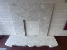 Marble hearth back for sale  BARNSLEY