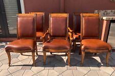 Set wood leather for sale  Fort Lauderdale