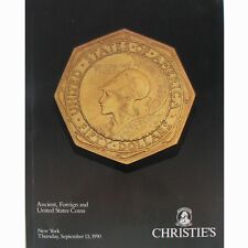 Catálogo de Moedas Antigas, Estrangeiras e Estados Unidos da Christie's, Nova York, 13 de setembro de 1990 comprar usado  Enviando para Brazil