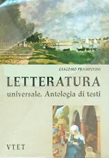 Letteratura universale. antolo usato  Italia
