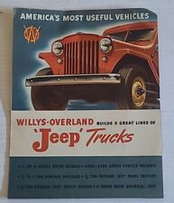 1948 willys overland for sale  Kingston