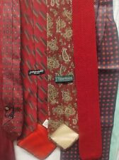Lotto cravatte rosse usato  Roma