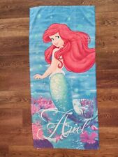 Toalha de praia infantil algodão felpudo desenho animado pequena sereia princesa Ariel Disney comprar usado  Enviando para Brazil