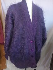 Vintage purple handknit for sale  BRADFORD