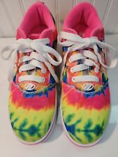 Heely’s Tie Dye Sneakers Skate Wheel Shoes  Youth 6, used for sale  Shipping to South Africa
