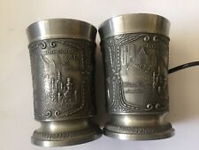 German pewter goblets for sale  BOGNOR REGIS
