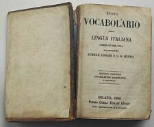 Vocabolario lingua italiana usato  Italia