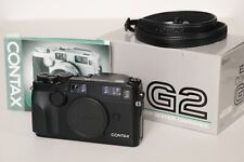 Used, Contax G2 Body BLACK BOXED 35mm Rangefinder Camera for sale  SCUNTHORPE