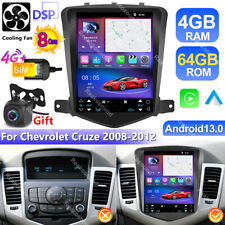 4+64G Carplay Para Chevy Cruze 2008-12 Android Carro Estéreo GPS Navegação Rádio WiFi + Câmera comprar usado  Enviando para Brazil