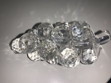 Clear faceted crystal for sale  BIRMINGHAM