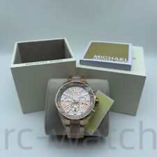 Usado, Relógio feminino Michael Kors MK6096 Wren ouro rosa cristal mostrador pavê cronógrafo comprar usado  Enviando para Brazil