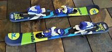 EUC Rossignol Terrain Boys Girls YOUTH Jr junior Skis w/Kid-X  Bindings 80cm for sale  Hondo