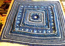 Crochet lap rug. for sale  LLANDRINDOD WELLS