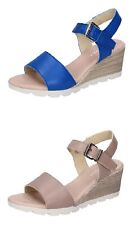 Rizzoli Women's Shoes Blue Sandals Beige Leather, käytetty myynnissä  Leverans till Finland