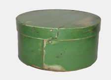 Caja despensa vintage ~ pintura verde ~ edad desconocida ~ 7 1/2", usado segunda mano  Embacar hacia Argentina