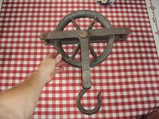 Antique iron pulley d'occasion  Expédié en Belgium