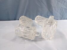 Lote de 4 castiçais votivos colcha de diamante de vidro transparente com borda frisada comprar usado  Enviando para Brazil