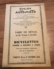 1934 automotive tariff d'occasion  Expédié en Belgium