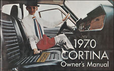 1970 Ford Cortina Owners Manual Original Owner User Handbook Guide USA Canada for sale  Shipping to South Africa