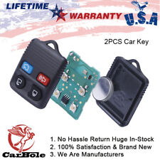 2x chave de carro 4 botões entrada controle remoto alarme fob para Ford F150 Mercury Lincoln comprar usado  Enviando para Brazil