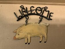 Pig welcome sign for sale  California