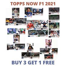 CARTÕES COLECIONÁVEIS TOPPS NOW F1 NÚMEROS 01-89 FÓRMULA 1 2021 - ESCOLHA NA LISTA, usado comprar usado  Enviando para Brazil