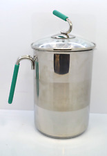 Kuhn Rikon Universal 4th Burner Pot Large Asparagus Steamer Cooker 3 Piece Lid, used for sale  Shipping to South Africa